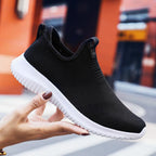 Men Sneakers Lightweight Casual  Slip On Walking Socks Sneakers Trainers Mesh Flat Breathable Summer Walking Beach Mesh Shoes Comfortable Mesh Athletic Espadrilles